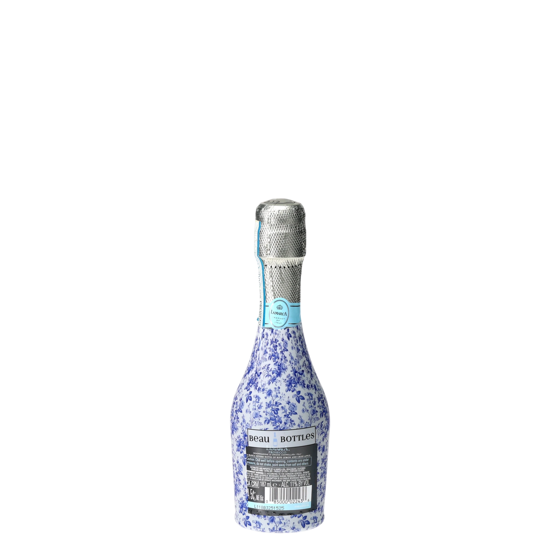 Limited Edition Blue Floral Mini Prosecco Wraps (Set of 3)