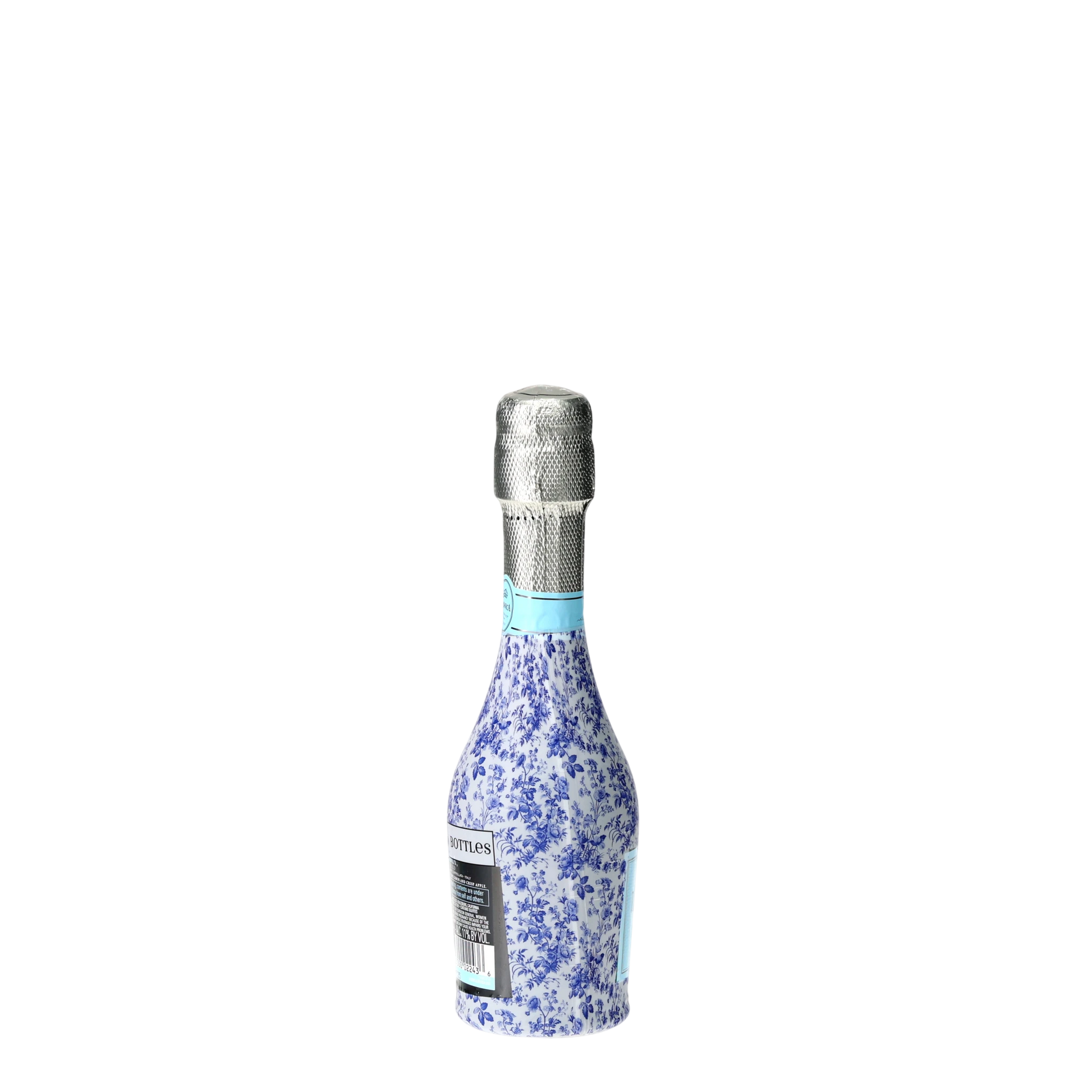 Limited Edition Blue Floral Mini Prosecco Wraps (Set of 3)