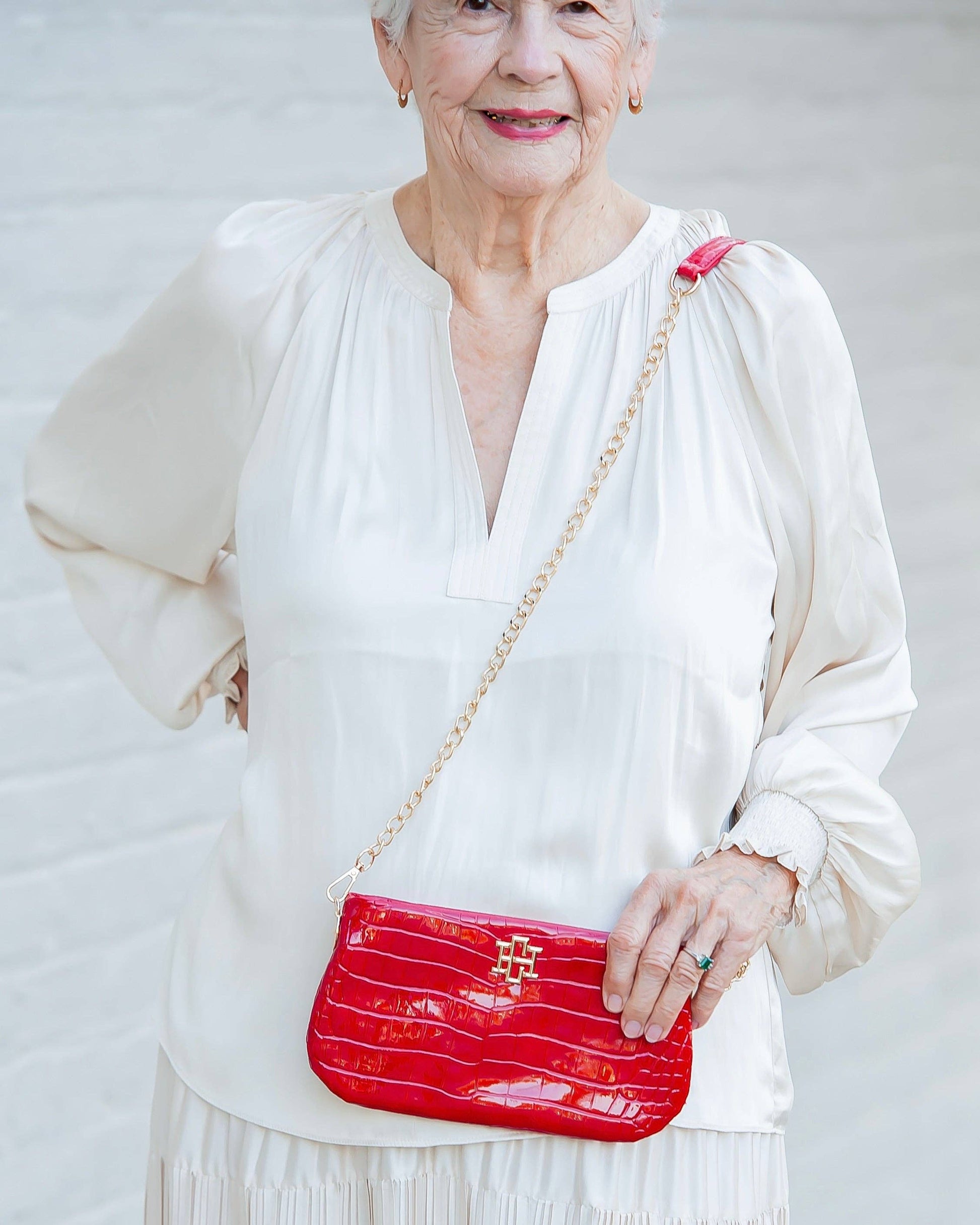Livi Crossbody Red Patent EC