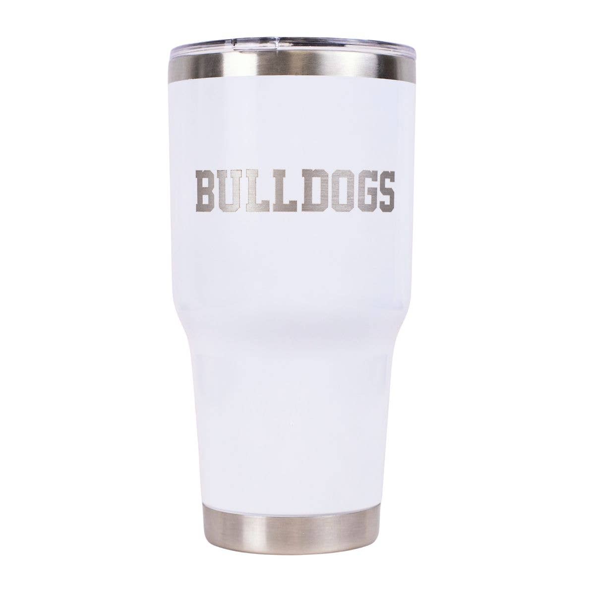 Bulldogs Etched Tumbler