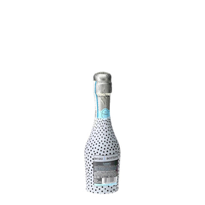 Black & White Dots Mini Prosecco Wraps (Set of 3)
