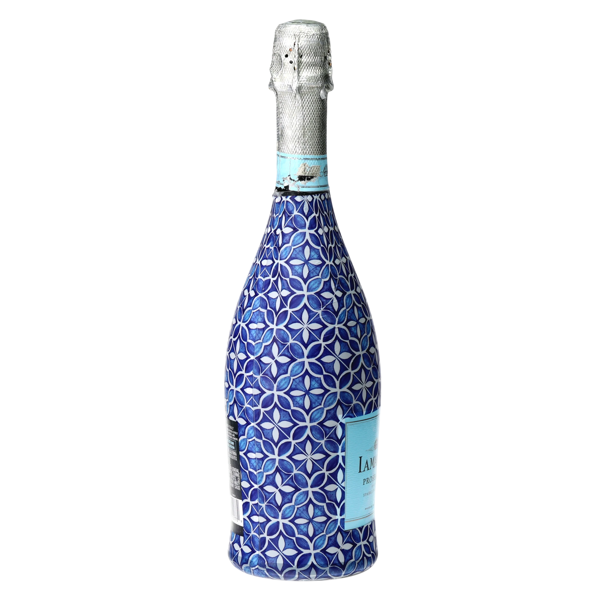Andalusian Tile Prosecco Bottle Wrap