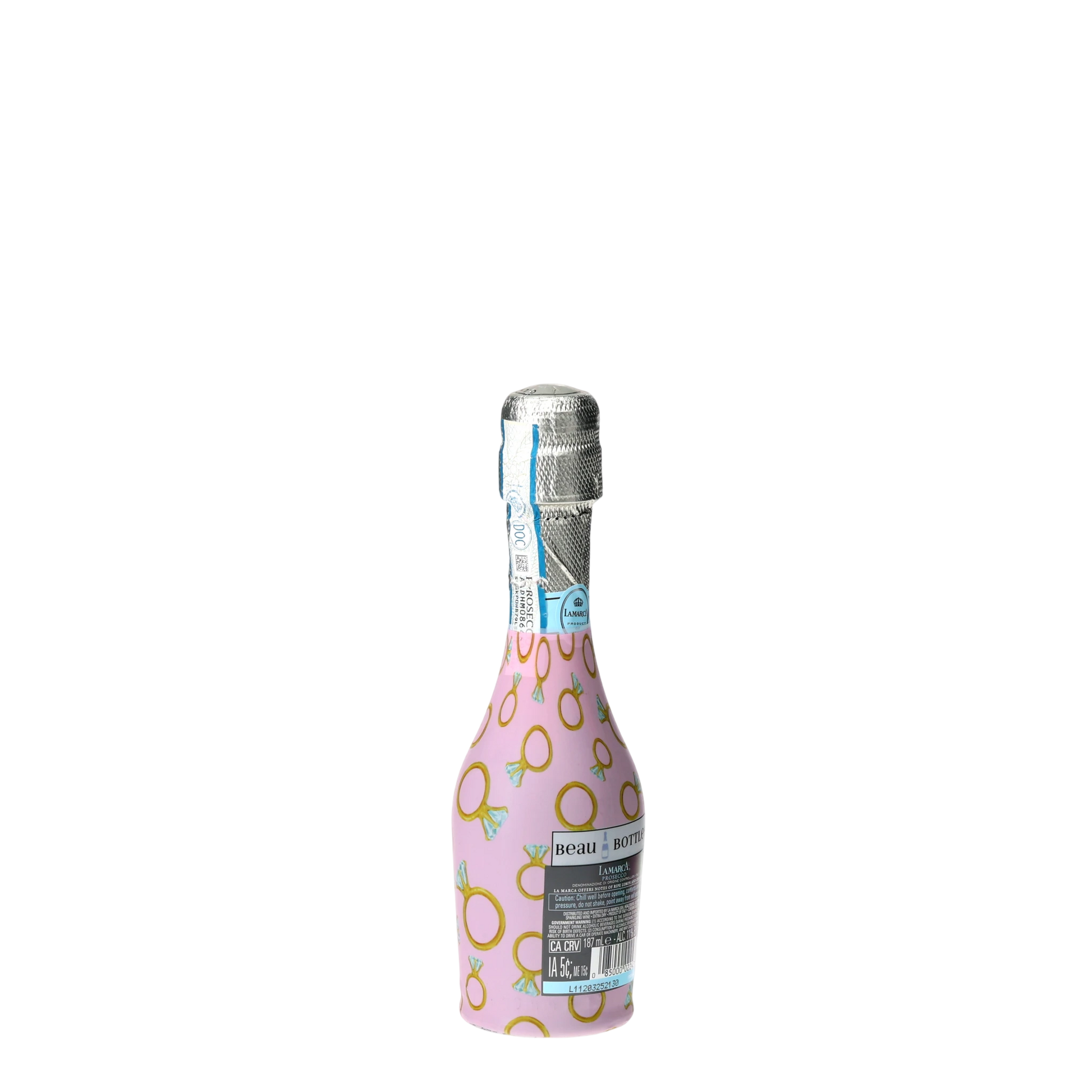 Beau Bottles Pink Engagement Ring - MINI Prosecco Collection - Set of 3 (Wraps Only)