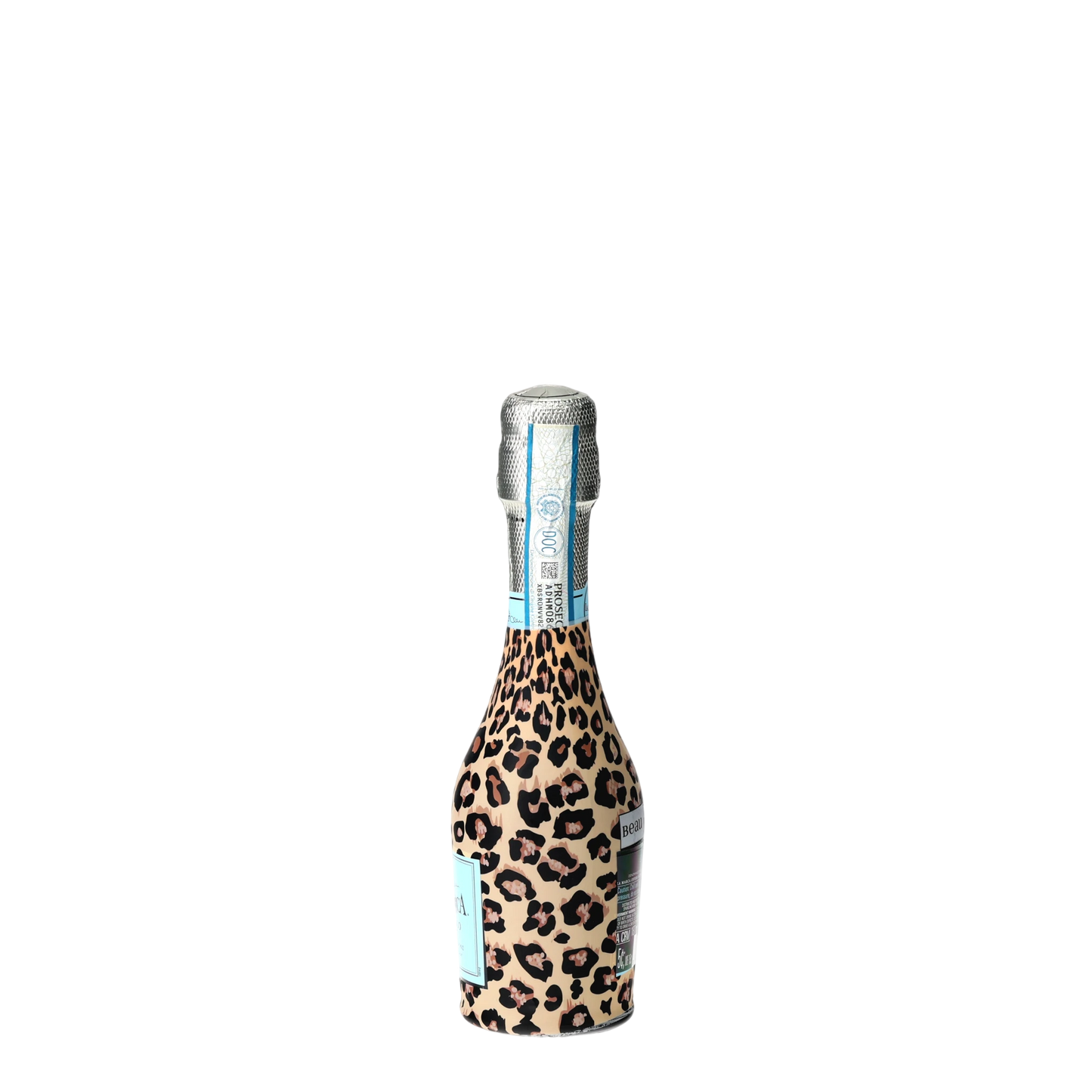 Tan Leopard Mini Prosecco Wraps (Set of 3)