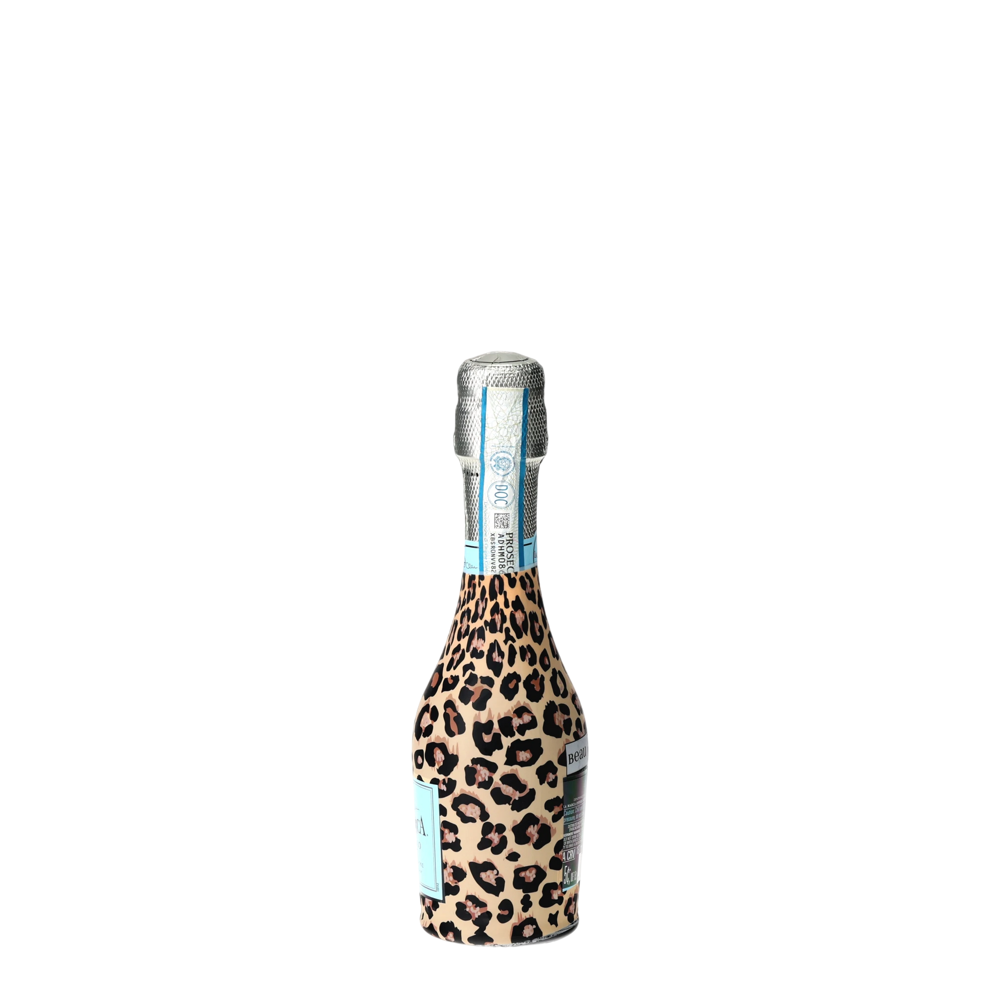 Tan Leopard Mini Prosecco Wraps (Set of 3)