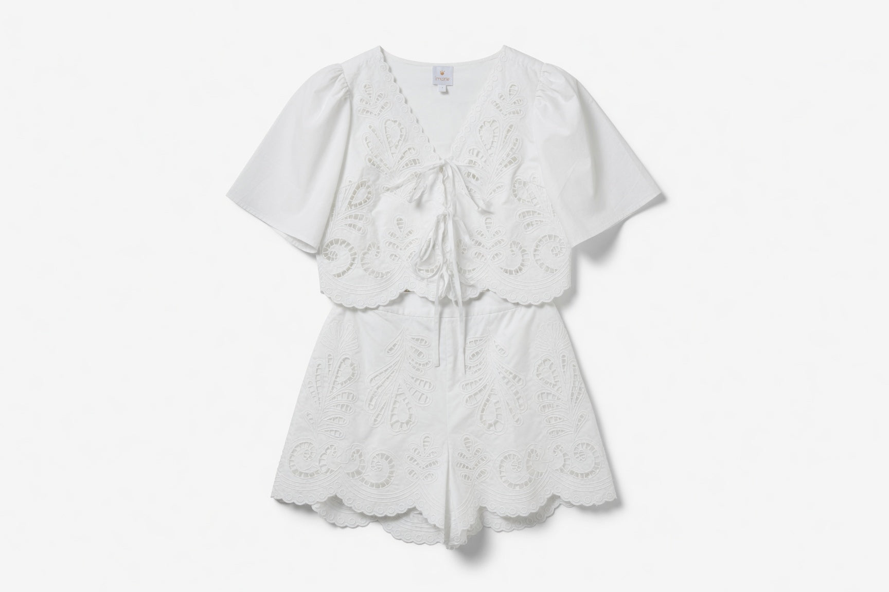 Avery Short Set - White