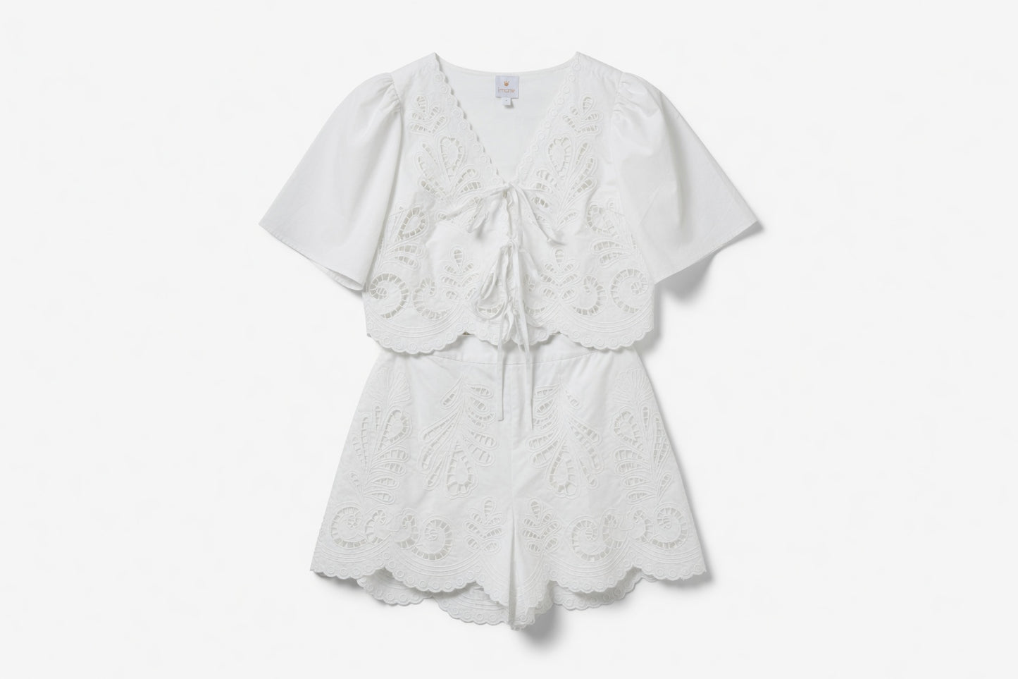 Avery Short Set - White