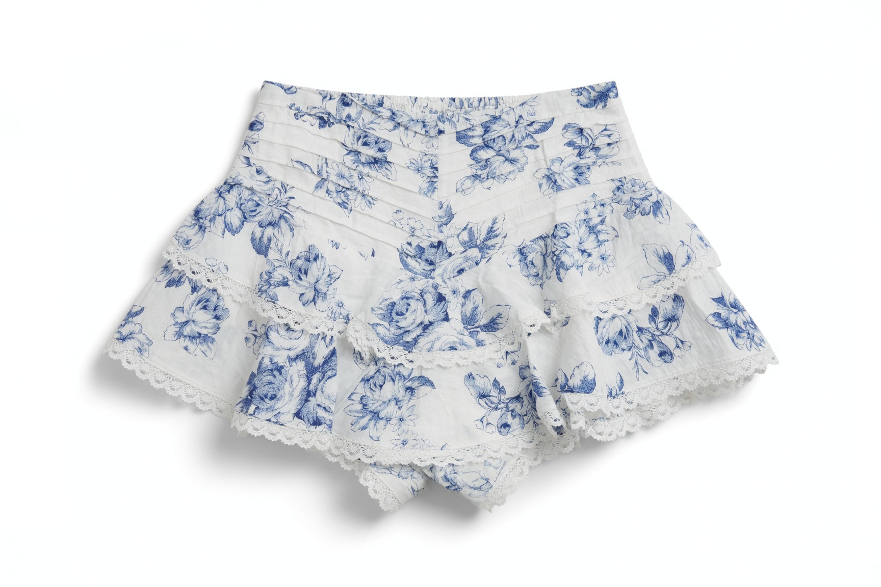 Blue Ruffle Top & Shorts