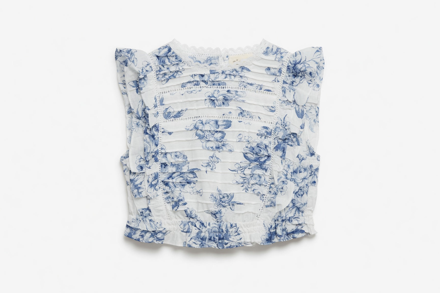 Blue Ruffle Top & Shorts