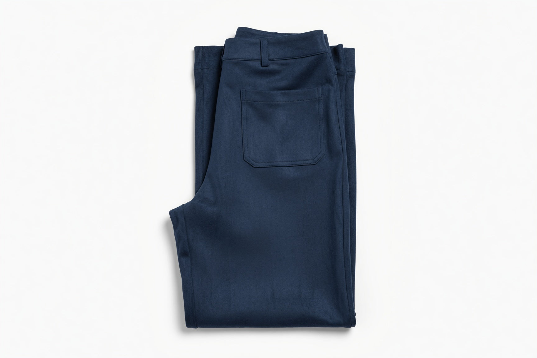 Skies Are Blue: Faux Suede Wide Leg Pant