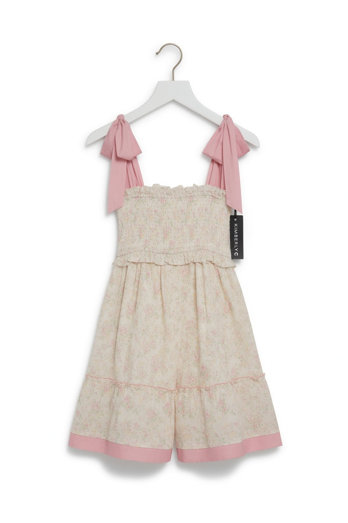 Main Strip: Floral Tube Mini Dress