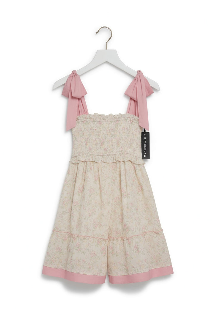 Main Strip: Floral Tube Mini Dress