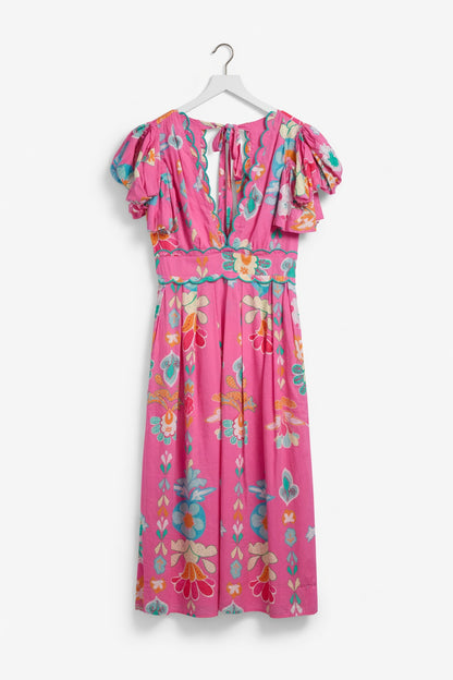 J Marie Sailor Bow Sleev Midi