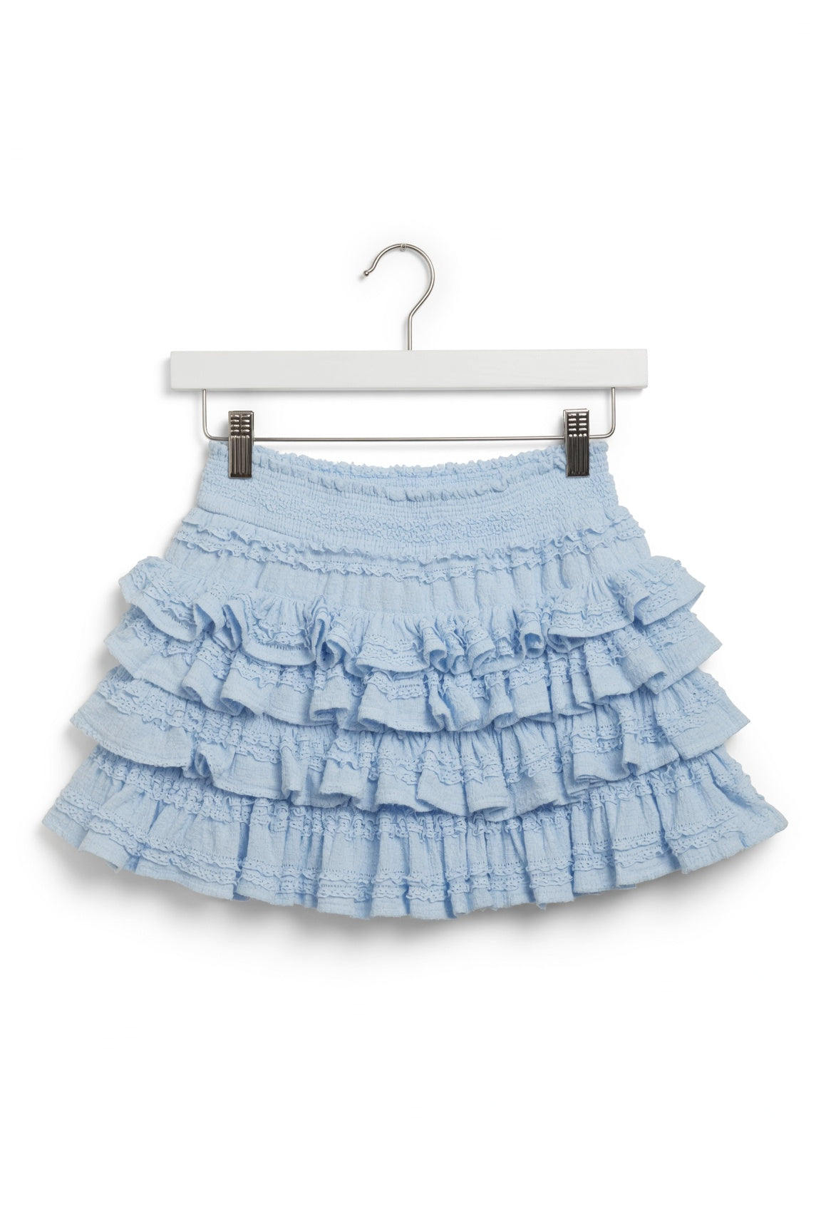 Textured Knit Ruffle Skort