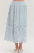 Eyelet Skirt Set