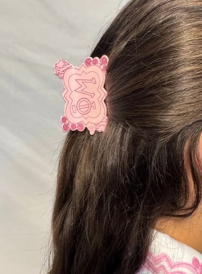 Sorority Sketch Claw Clip