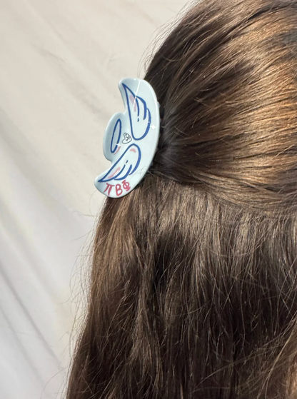 Sorority Sketch Claw Clip