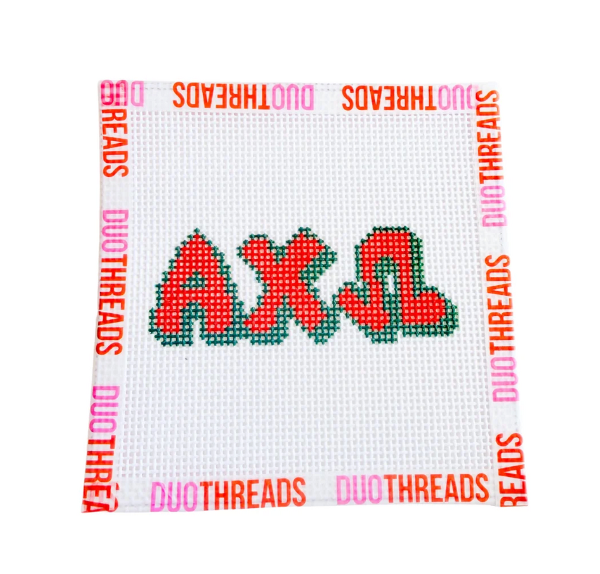 Duo: Bubble Letter Needlepoint Kit