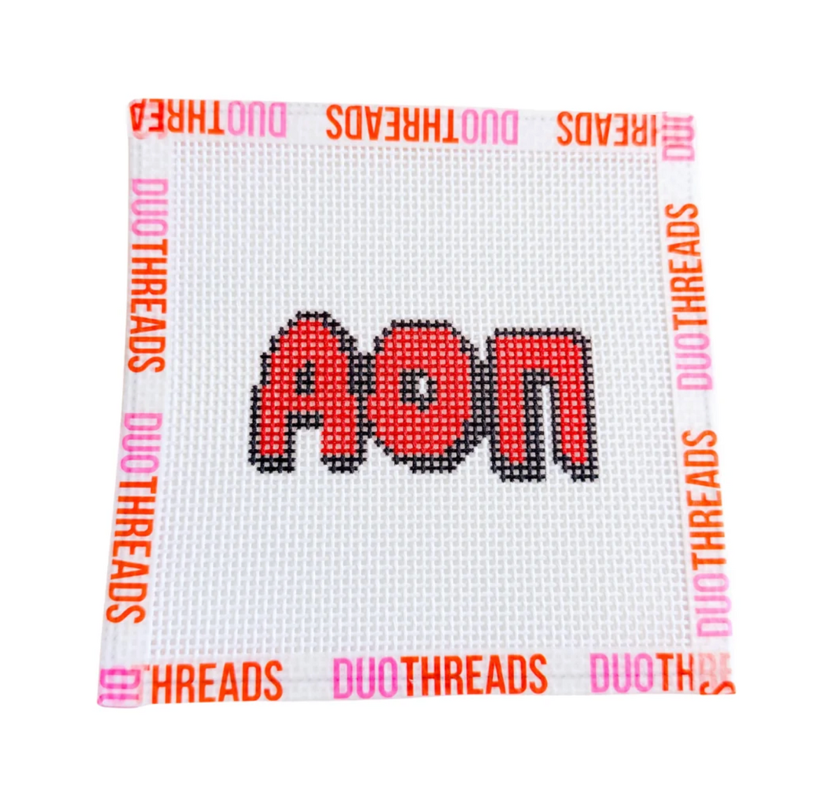 Duo: Bubble Letter Needlepoint Kit