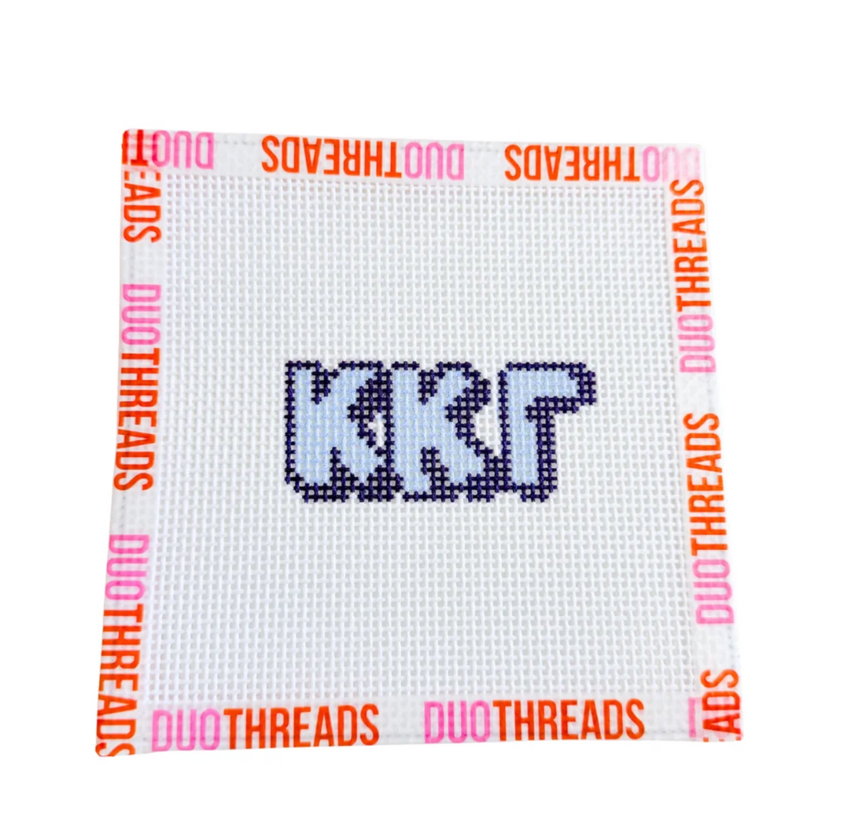 Duo: Bubble Letter Needlepoint Kit