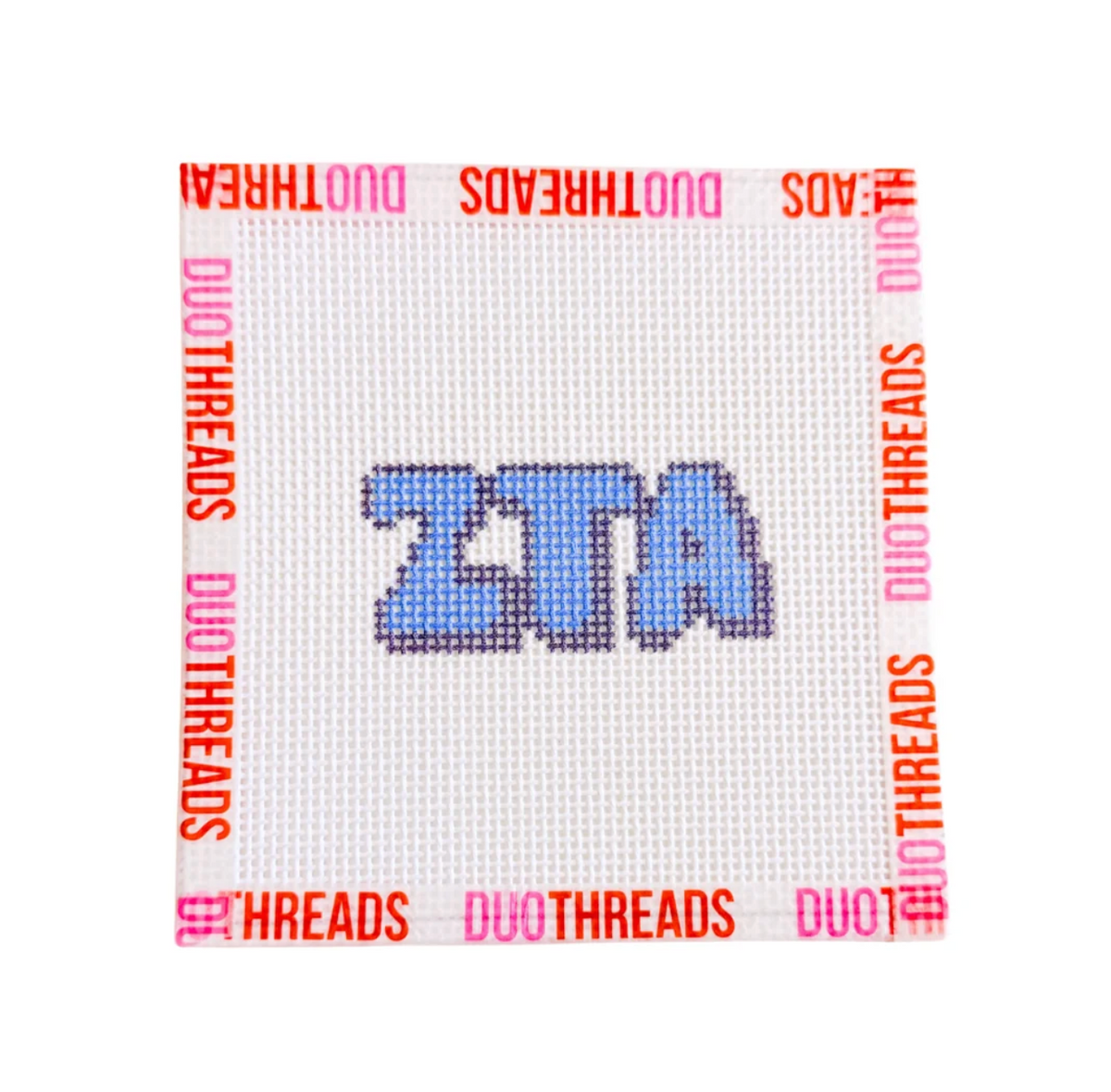 Duo: Bubble Letter Needlepoint Kit