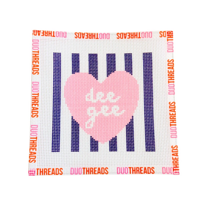 Duo: Heart Needlepoint Kit