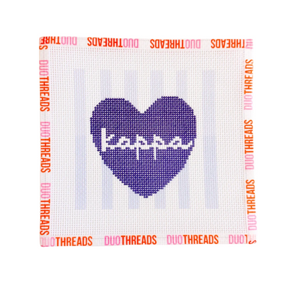Duo: Heart Needlepoint Kit