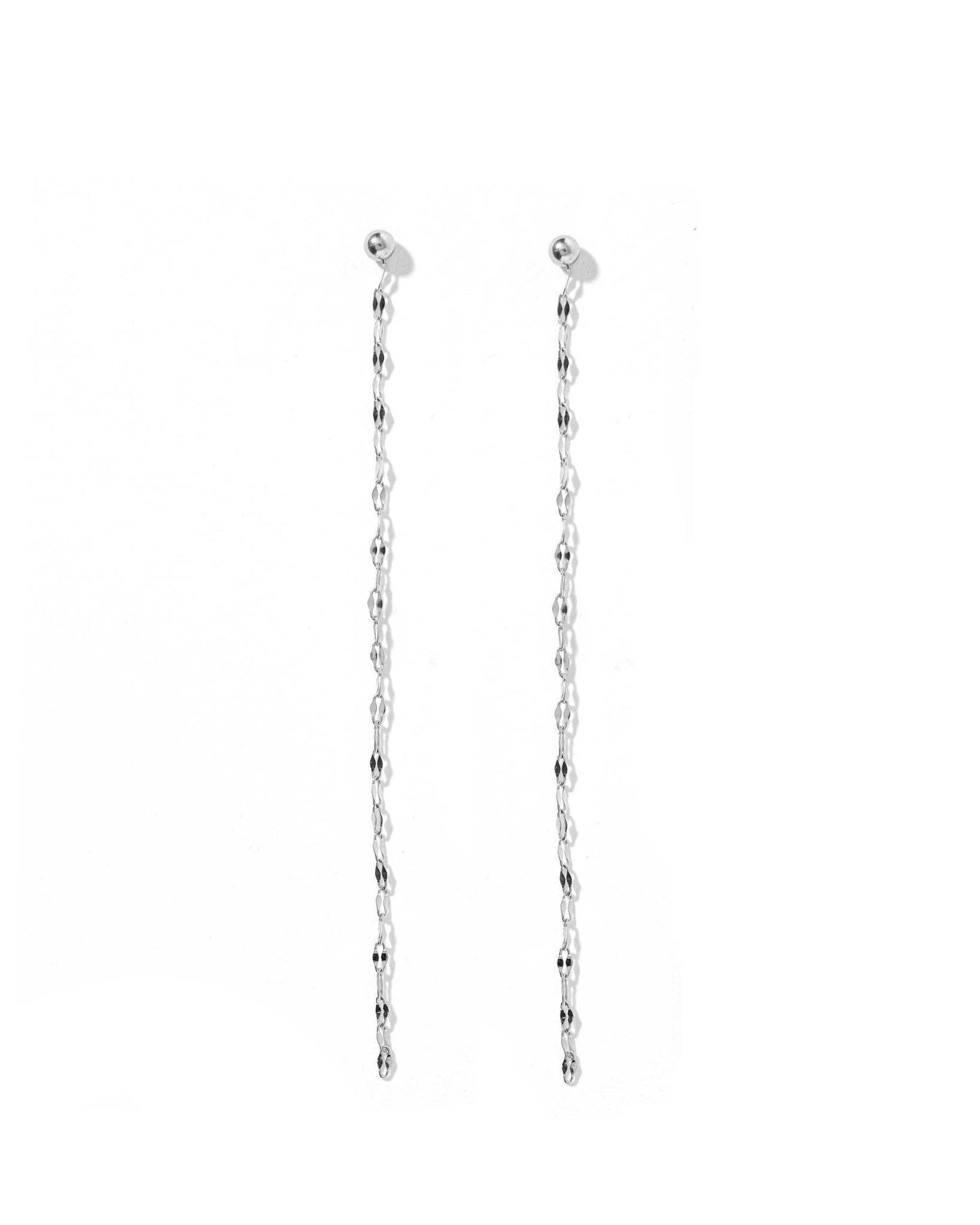 Screwback Stud Earrings - Devin Duster Silver