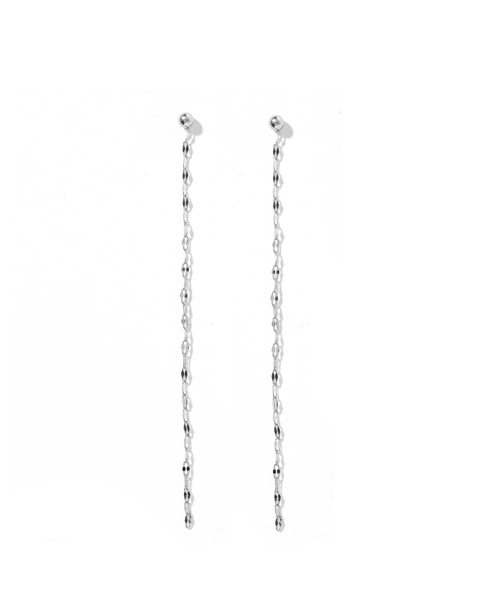 Screwback Stud Earrings - Devin Duster Silver