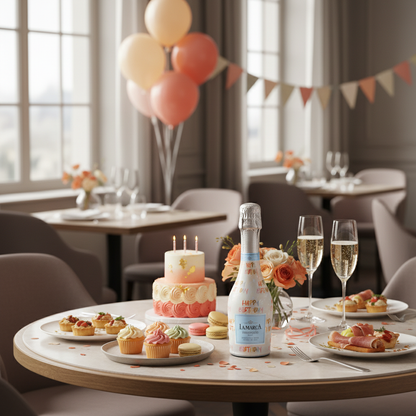 Birthday in Pastels Mini Prosecco Wraps (Set of 3)
