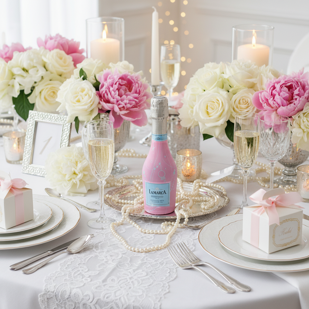 Pink Pearls & Prosecco Mini Prosecco Wraps (Set of 3)