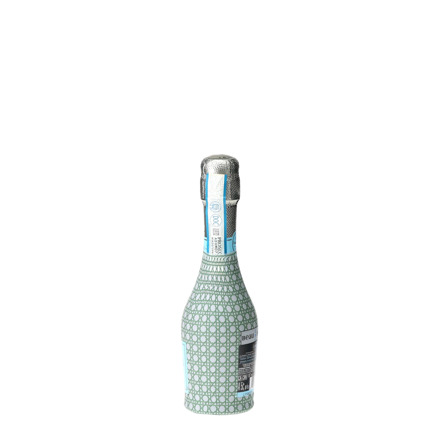 Sage & White Cane Mini Prosecco Wraps (Set of 3)