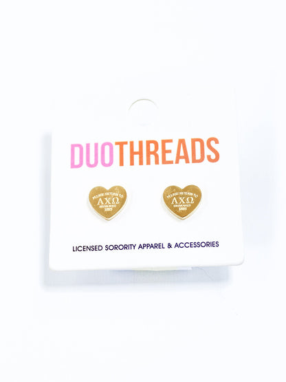 Heart Sorority Earrings