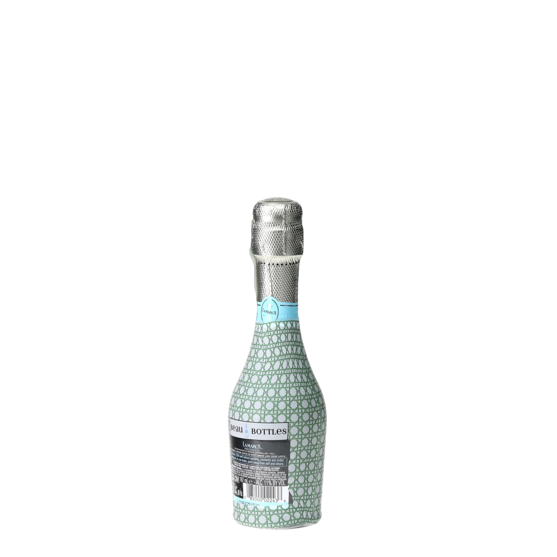 Sage & White Cane Mini Prosecco Wraps (Set of 3)