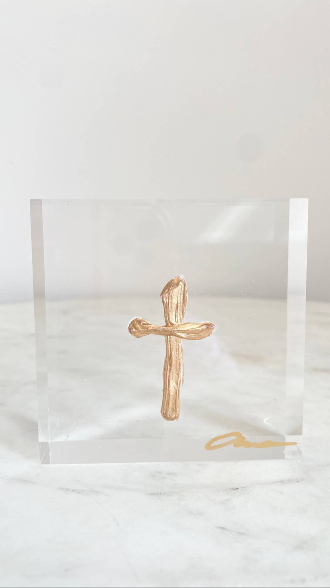 Anna Walding: Acrylic Cross Block