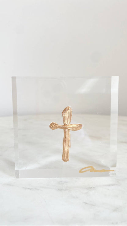 Anna Walding: Acrylic Cross Block
