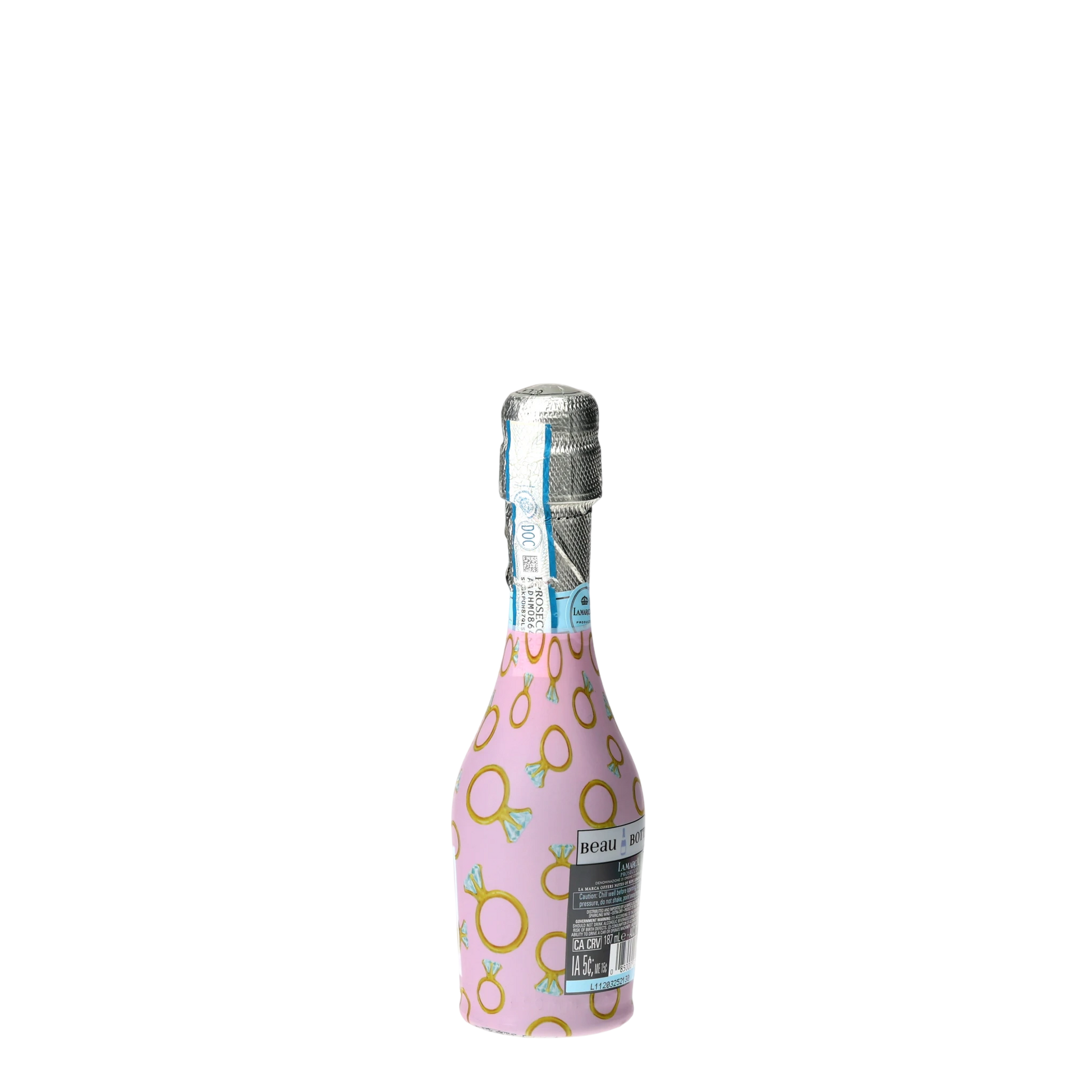 Beau Bottles Pink Engagement Ring - MINI Prosecco Collection - Set of 3 (Wraps Only)