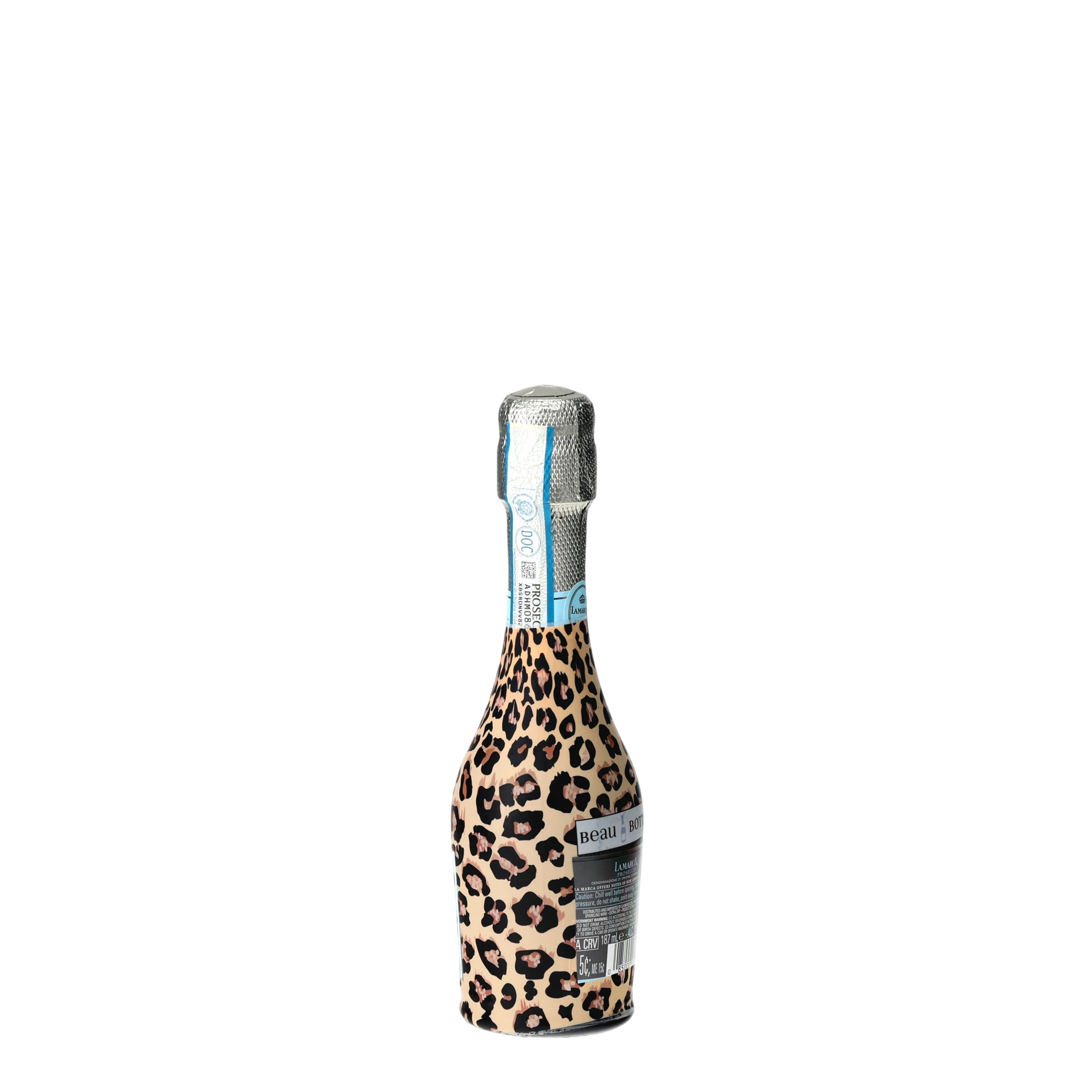 Tan Leopard Mini Prosecco Wraps (Set of 3)