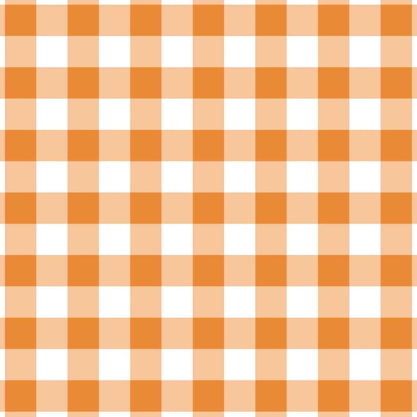 Orange & White Gingham Mini Prosecco Wraps (Set of 3)
