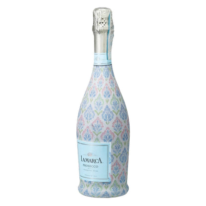 Grandmillennial Pastel Jewels Prosecco Bottle Wrap