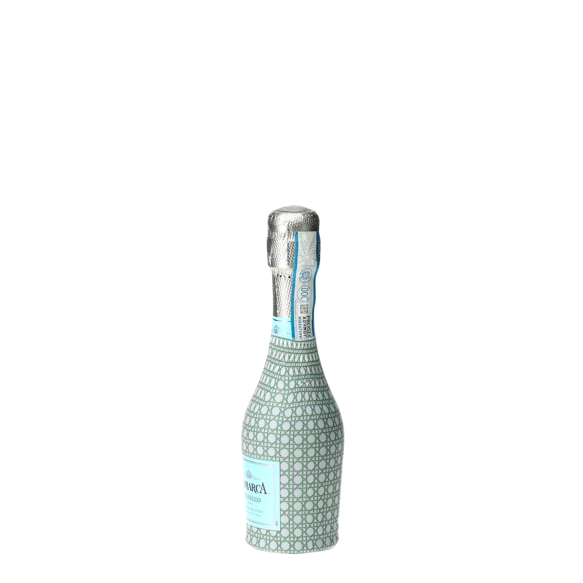 Sage & White Cane Mini Prosecco Wraps (Set of 3)