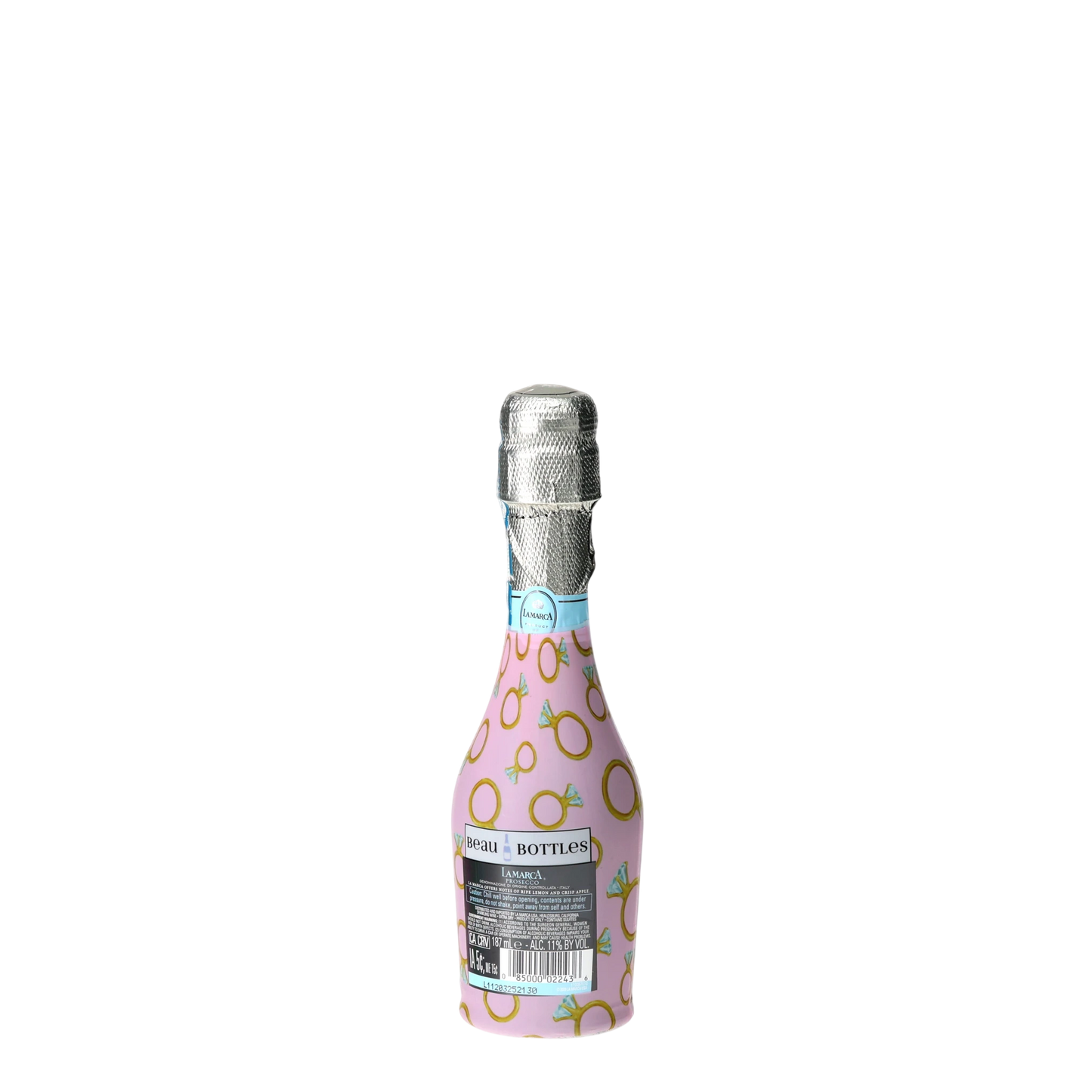 Beau Bottles Pink Engagement Ring - MINI Prosecco Collection - Set of 3 (Wraps Only)
