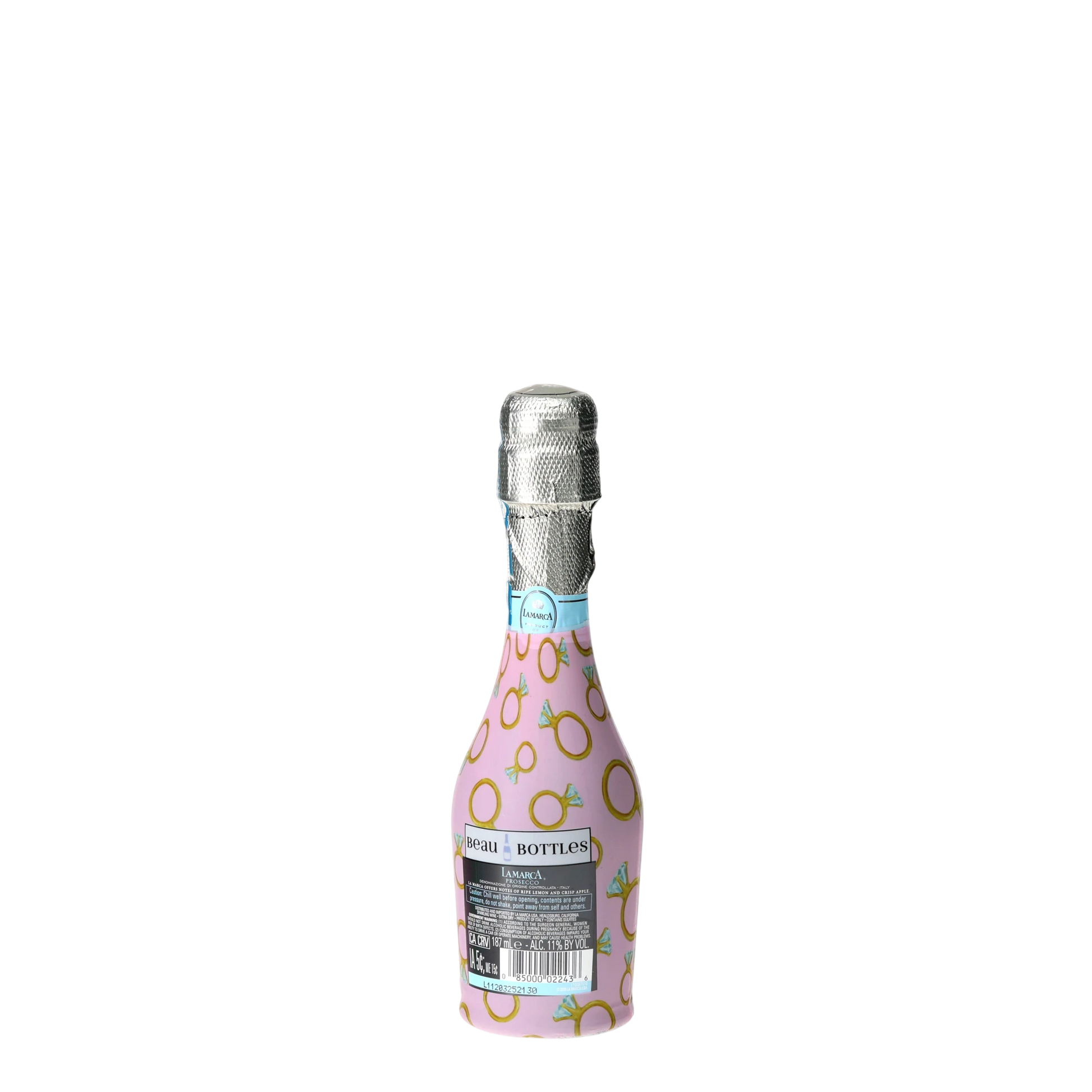 Beau Bottles Pink Engagement Ring - MINI Prosecco Collection - Set of 3 (Wraps Only)