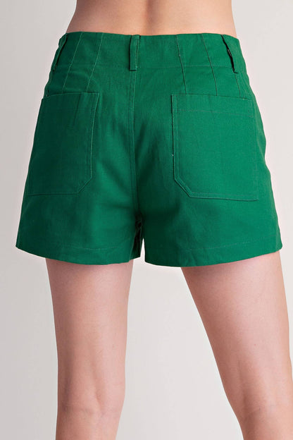 Scallop Detail Pocket Colette Shorts