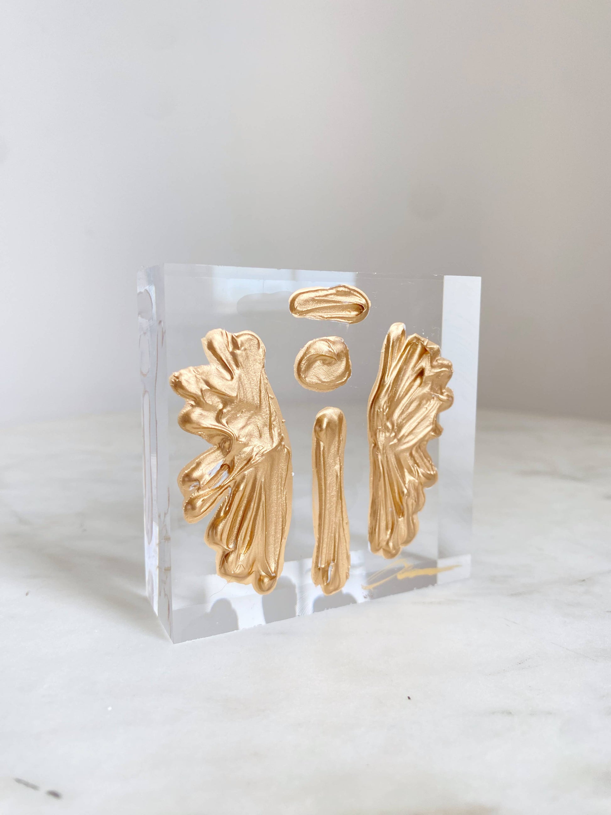 Anna Walding: Angel Acrylic Block