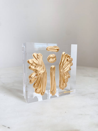 Anna Walding: Angel Acrylic Block