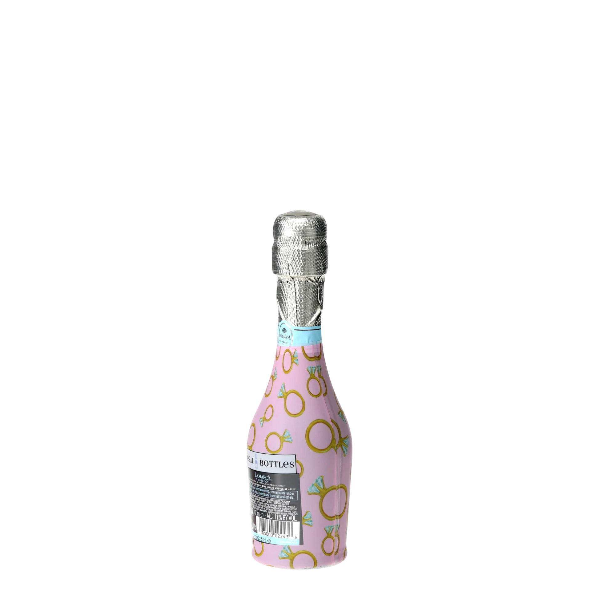 Beau Bottles Pink Engagement Ring - MINI Prosecco Collection - Set of 3 (Wraps Only)