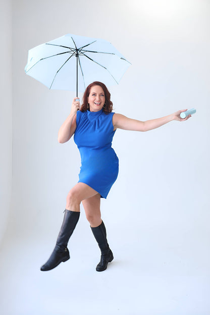 118-A Powder Blue Umbrella in a Bottle