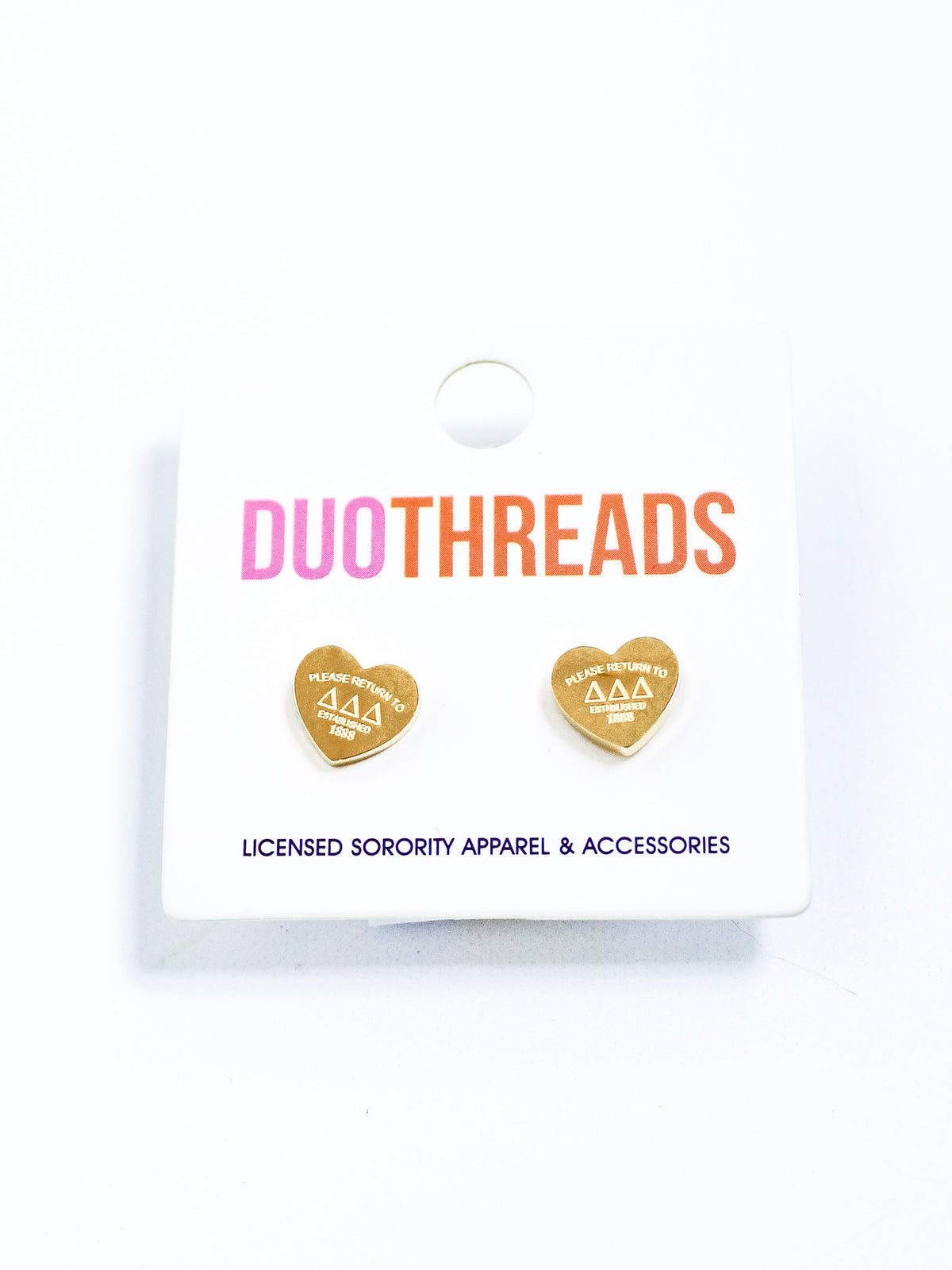 Heart Sorority Earrings