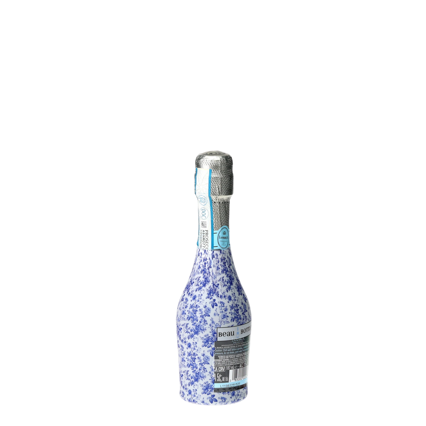 Limited Edition Blue Floral Mini Prosecco Wraps (Set of 3)